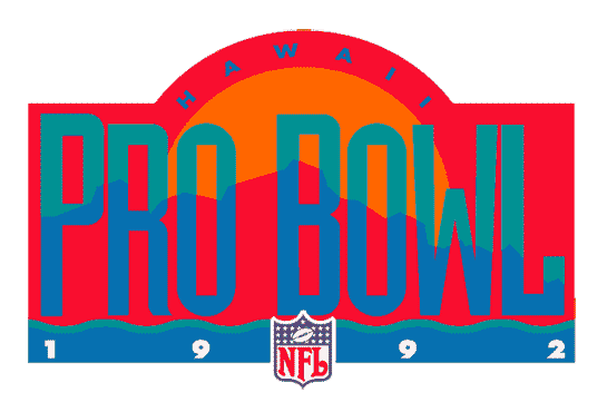Pro Bowl 1992 Primary Logo iron on transfers for clothing